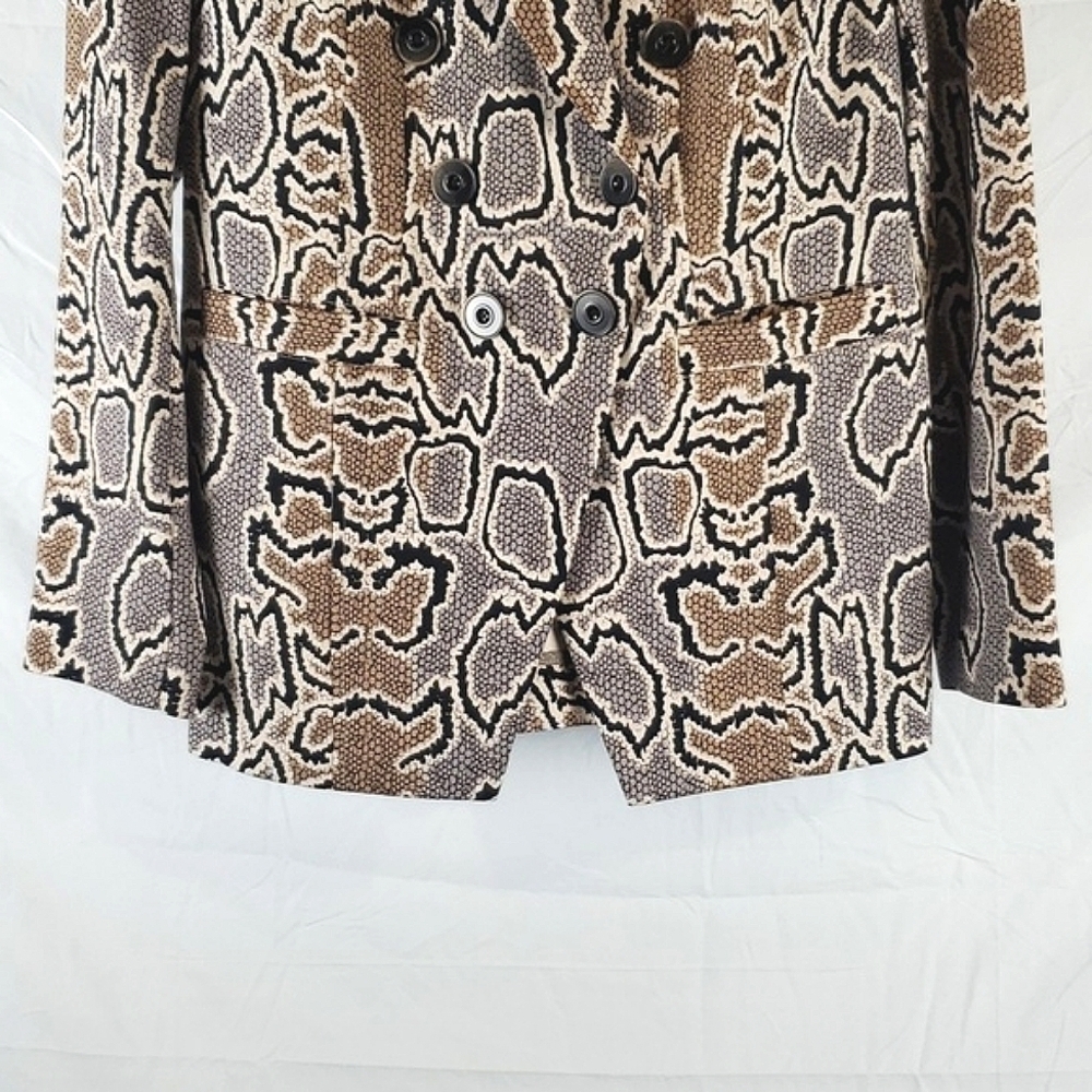 Cabi 3733 Python Snakeskin Print Double‎ Breasted… - image 3